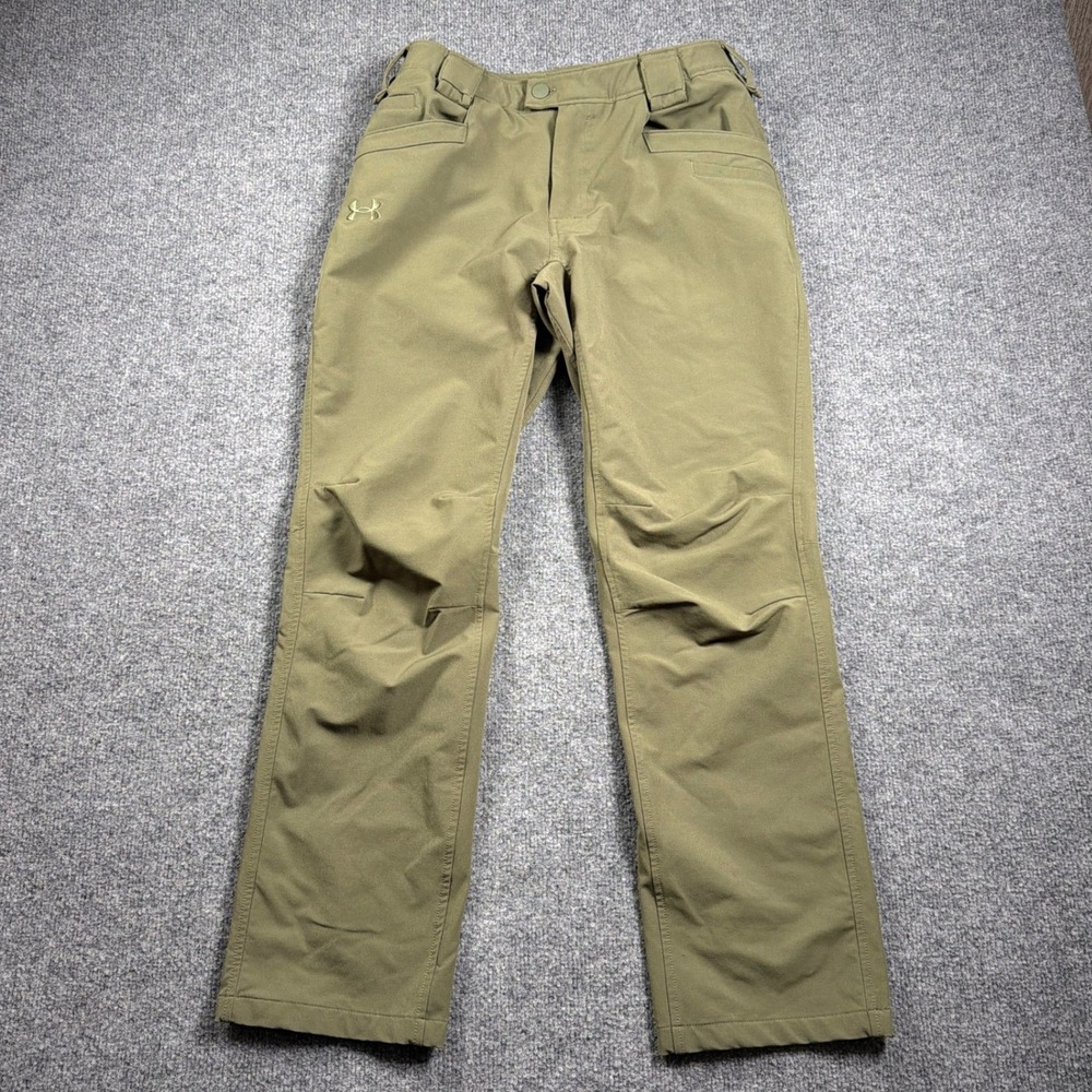 Under Armour Storm Tactical Pants Alpha Mens 30x30 Green Water Repellent